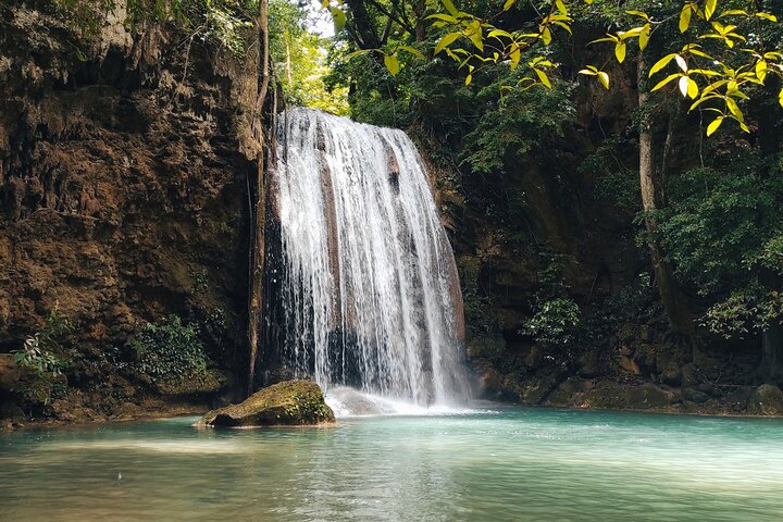 Full Day Kanchanaburi Erawan Waterfall and Historical Sites Tour
