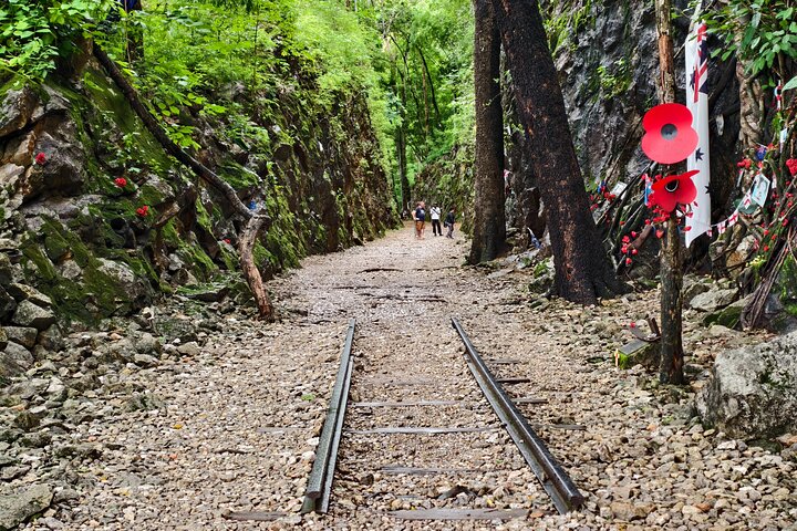 Private Erawan Waterfall & Death Railway Tour from Kanchanaburi