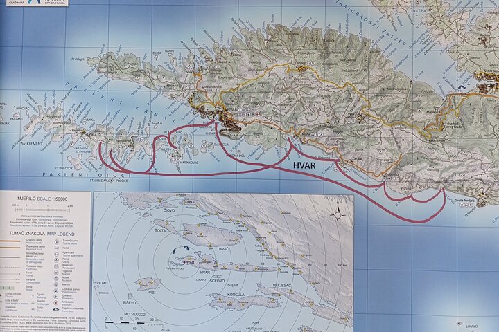 Private Boat Tour To Pakleni Islands and Red Rocks