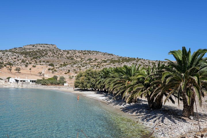 Naxos: Shared Traditional Boat Trip to Rina Cave from Panermos.