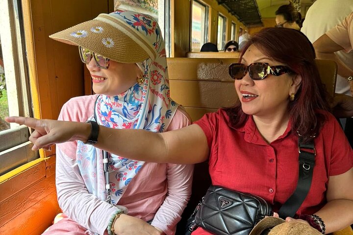 Kanchanaburi Erawan Waterfall and Train Along Death Railway Tour