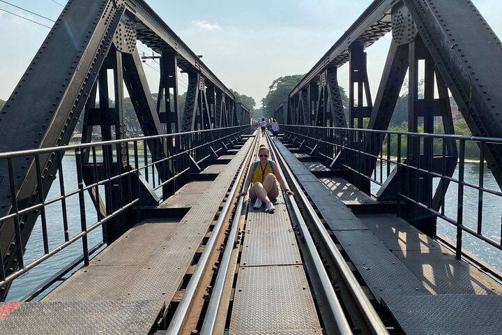 Kanchanaburi Erawan Waterfall and Train Along Death Railway Tour