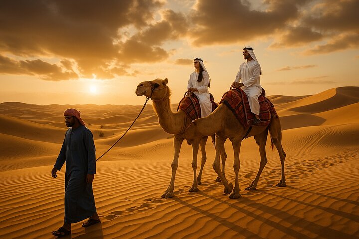 Vip Desert Safari Dubai with Pick&Drop Camel Ride Shows & Dinner