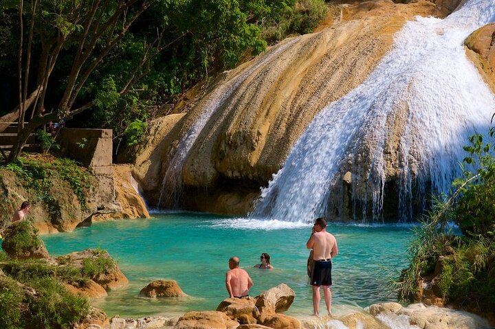 Waterfalls Agua Azul and Misol-ha
