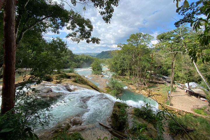 Waterfalls Agua Azul and Misol-ha