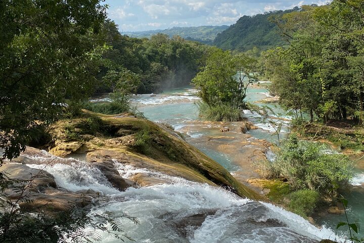 Waterfalls Agua Azul and Misol-ha