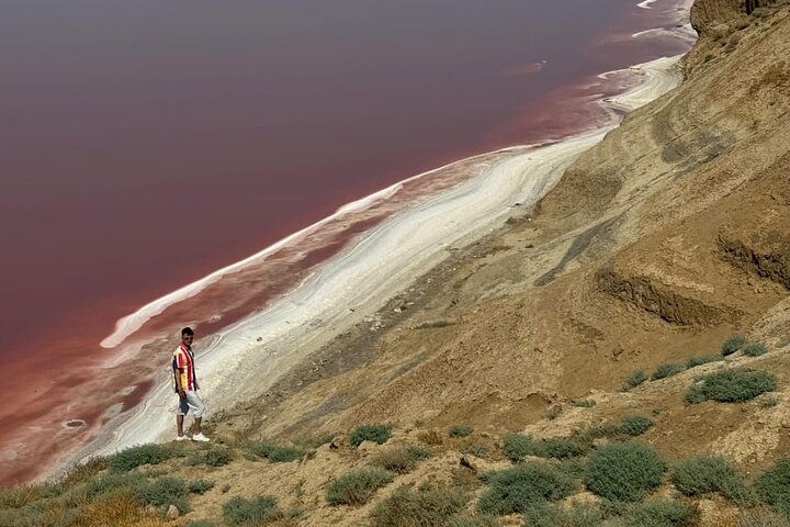 Candy Mountains, Pink Lake, Besh Barmag Dag, Bibiheybat Mosque