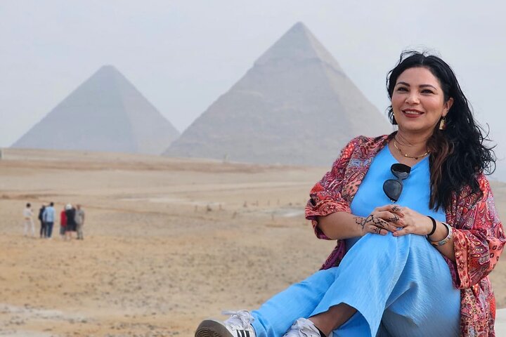 Grand Egyptian Museum Giza Pyramids and Sphinx in Private Tour