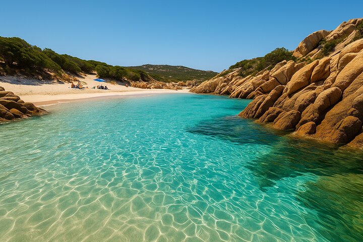 Olbia : Magdalene Archipelago Boat Tour + transfer included