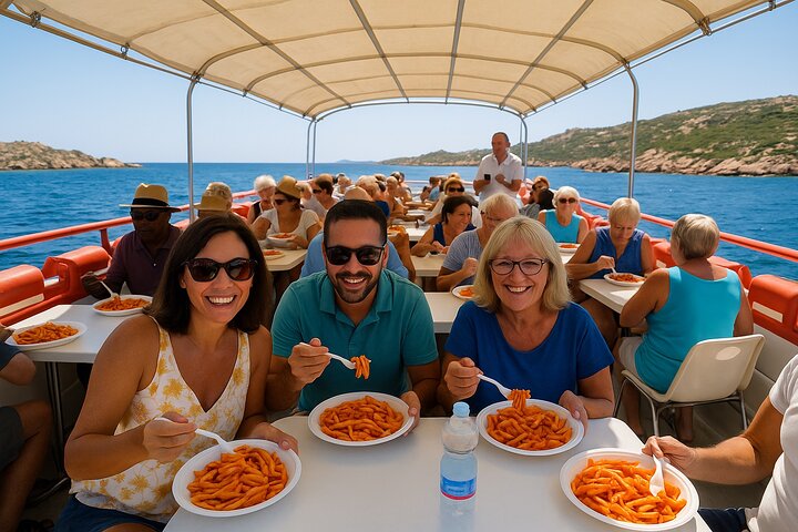 Olbia : Magdalene Archipelago Boat Tour + transfer included