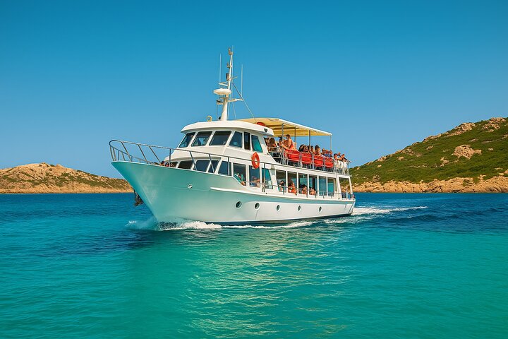 Olbia : Magdalene Archipelago Boat Tour + transfer included