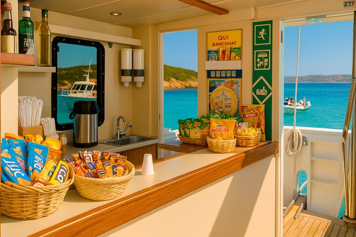 Olbia : Magdalene Archipelago Boat Tour + transfer included