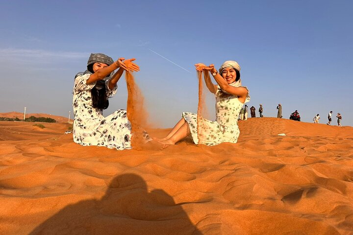 Evening Desert Safari Dubai with Camel Ride & BBQ dinner
