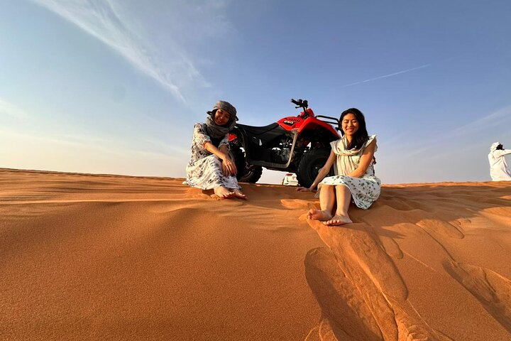 Evening Desert Safari Dubai with Camel Ride & BBQ dinner