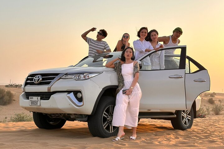 Evening Desert Safari Dubai with Camel Ride & BBQ dinner
