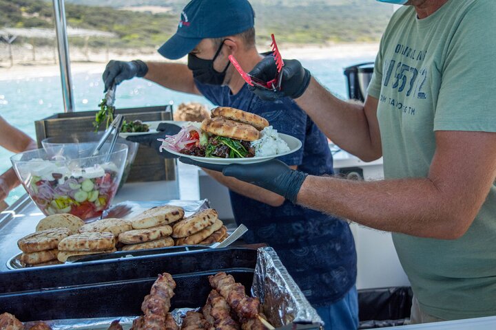 Antiparos & Despotiko Kaiki Cruise — Coves, Swim & BBQ