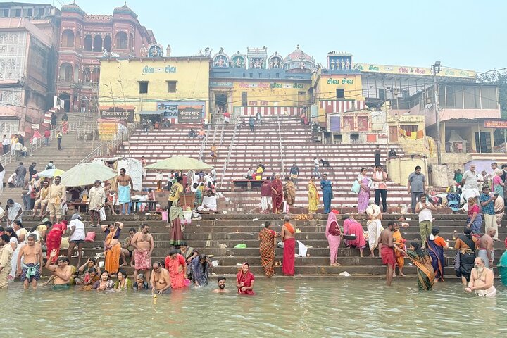 Varanasi Morning Boat Ride & Sarnath Guided Tour