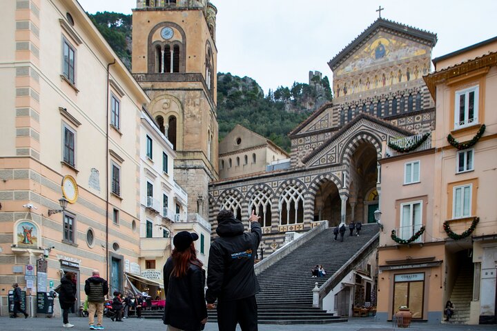 Sorrento, Positano & Amalfi Bus Tour & Boat from Naples