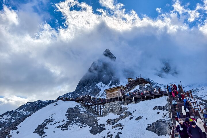 Jade Dragon Snow Mountain Glacier Cableway with Scenic Train Tour
