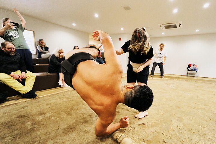 Osaka Sumo Experience with Live Show and Audience Challenge