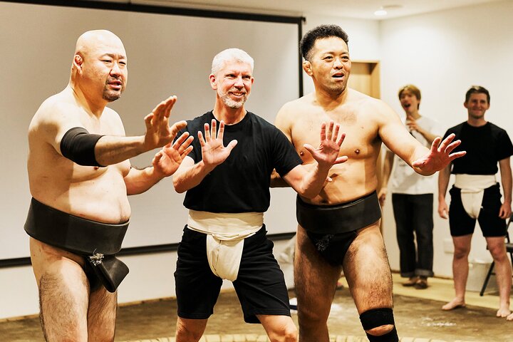 Osaka Sumo Experience with Live Show and Audience Challenge