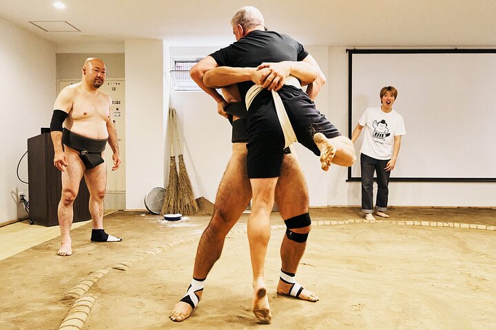 Osaka Sumo Experience with Live Show and Audience Challenge