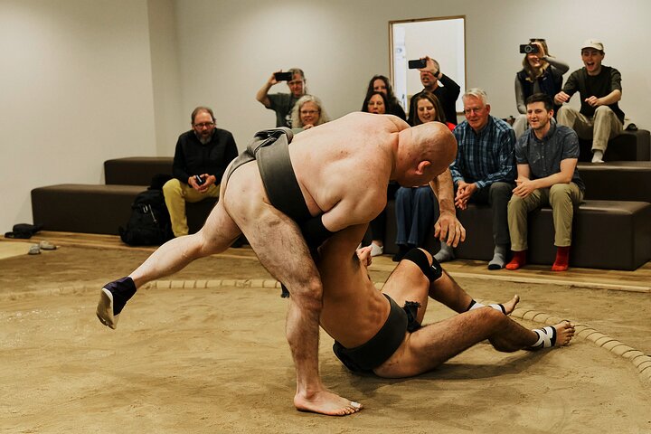 Osaka Sumo Experience with Live Show and Audience Challenge