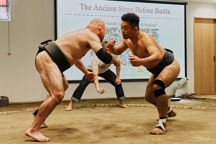 Osaka Sumo Experience with Live Show and Audience Challenge