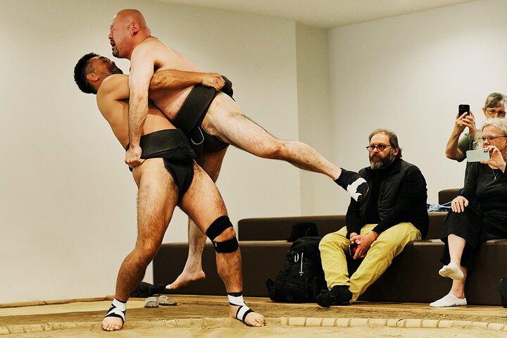 Osaka Sumo Experience with Live Show and Audience Challenge