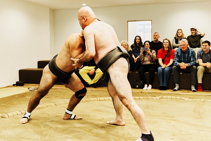 Osaka Sumo Experience with Live Show and Audience Challenge
