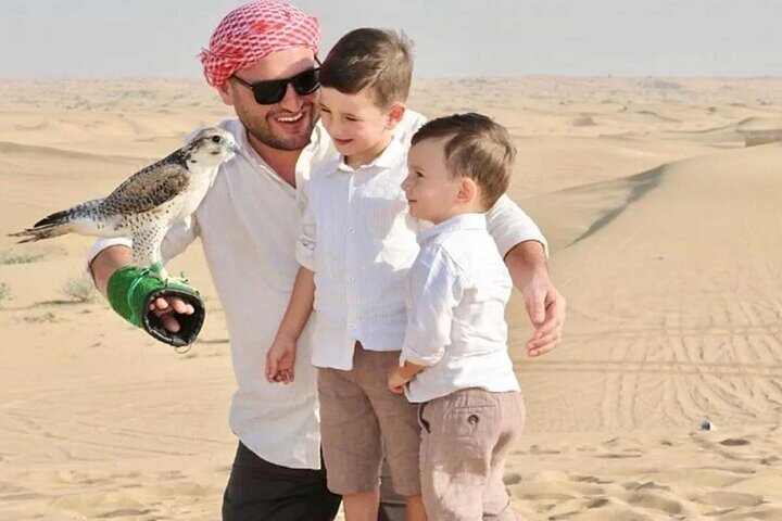 Abu Dhabi Desert Safari with Red Dunes 4x4 Pick Drop Dinner Shows