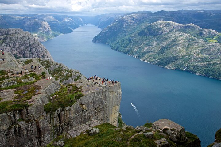 Stavanger Silent Lysefjord and Pulpit Rock Cruise by Hybrid Boat