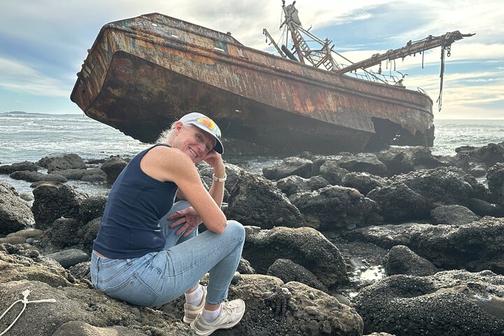 Explore rosarito & cove/ secret places grounded boat