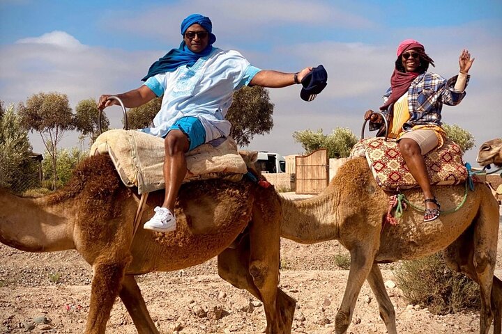 Marrakech Desert Agafay Quad & Camel with Lunch & swimming pool
