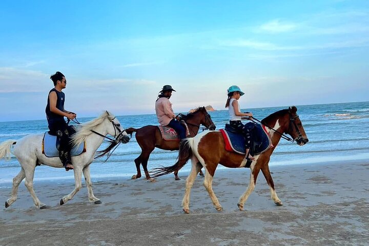 Hua Hin Beach and Trail Horseback Riding Experience