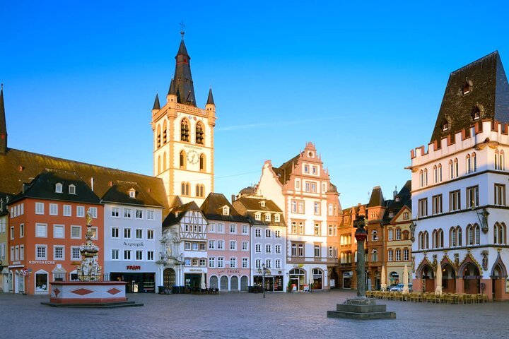 From Luxembourg: Trier, Moselle River, Waterfall and Castle Tour