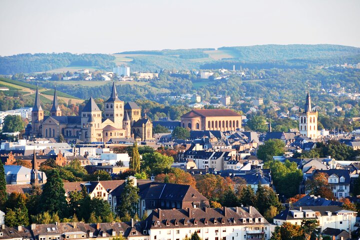 From Luxembourg: Trier, Moselle River, Waterfall and Castle Tour