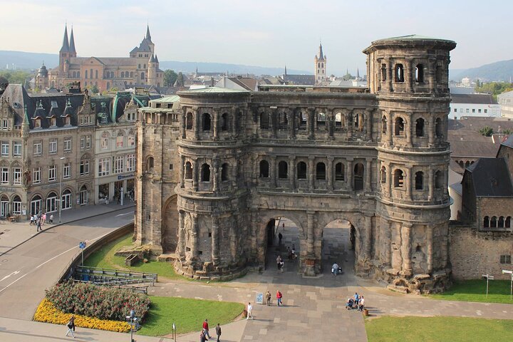 From Luxembourg: Trier, Moselle River, Waterfall and Castle Tour