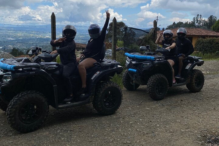 Medellin : Off-Road Adventure in ATV, Quad-Adrenalin-waterfall