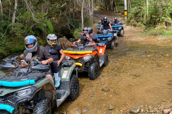 Medellin : Off-Road Adventure in ATV, Quad-Adrenalin-waterfall
