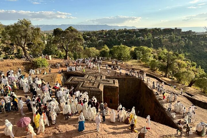 Visiting churches of lalibela