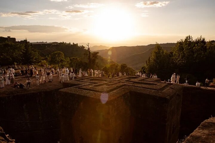 Visiting churches of lalibela