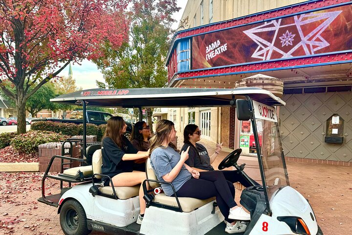 Historical Golf Cart Tour of Tuscaloosa Landmarks