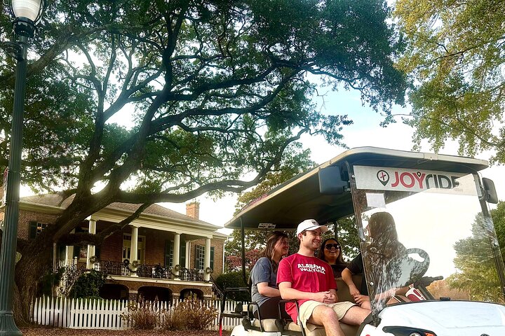 Historical Golf Cart Tour of Tuscaloosa Landmarks