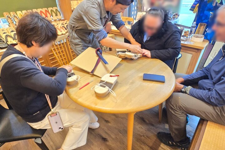 Hita Geta Strap Fitting Workshop in Oita