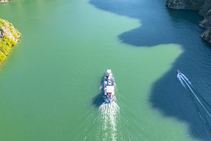 From Shkodra: Koman Lake Adventure with Boat Ride & Kayak