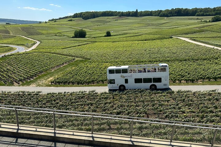 Épernay and Champagne Open-Top Bus Tour with 3 Tastings