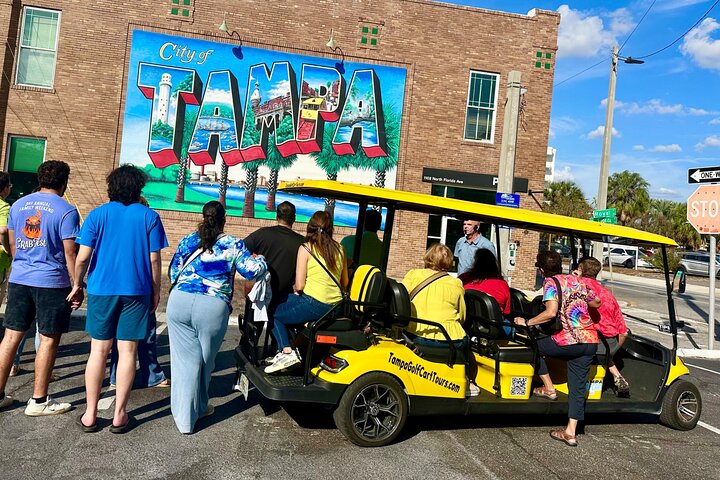 Guided Tampa Sightseeing Tour in a Deluxe Street Legal Golf Cart