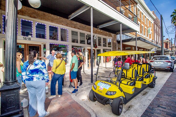Guided Tampa Sightseeing Tour in a Deluxe Street Legal Golf Cart