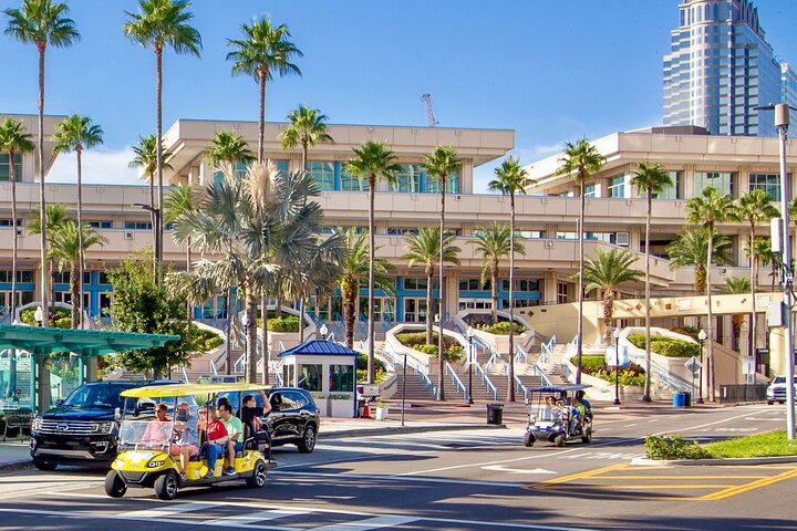 Guided Tampa Sightseeing Tour in a Deluxe Street Legal Golf Cart